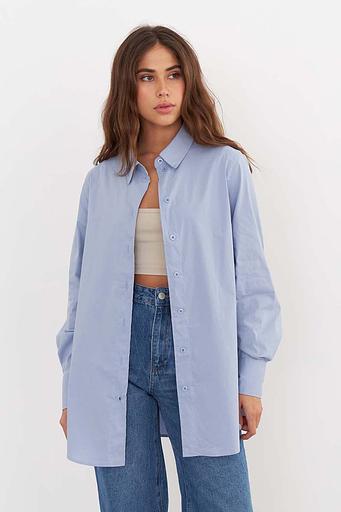 Рубашка длинная SCT_002_LBLUE/Светло-голубой фото 1