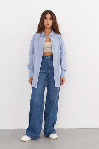 Рубашка длинная SCT_002_LBLUE/Светло-голубой фото 2