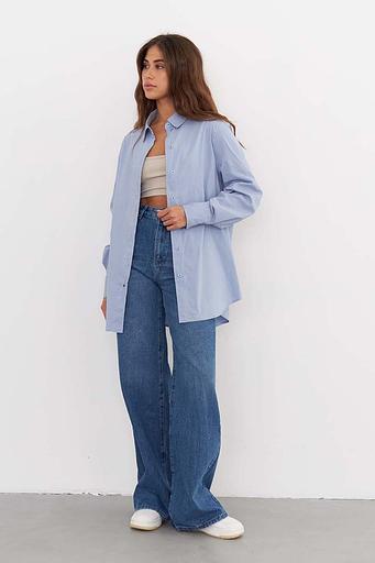 Рубашка длинная SCT_002_LBLUE/Светло-голубой фото 3