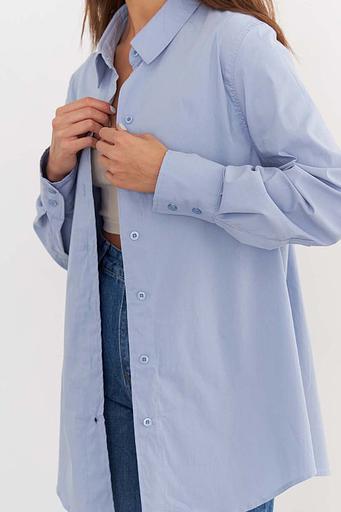 Рубашка длинная SCT_002_LBLUE/Светло-голубой фото 5