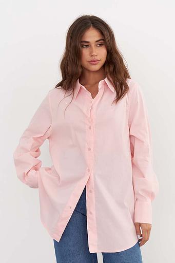 Рубашка длинная SCT_002_LROSE/Светло-розовый фото 6