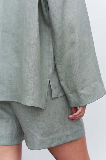 Рубашка короткая S021_LGRN/Светло-зеленый фото 7