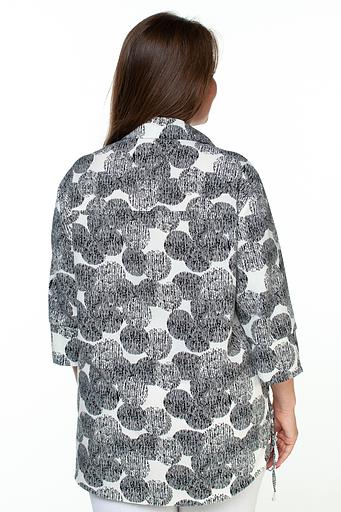 Рубашка женская 4104/03/Черный, молочный фото 5