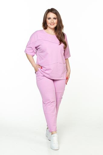 Туника футер 2-х нитка 4120/04/Розовый фото 3