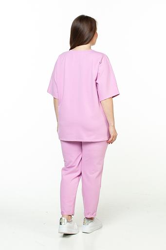 Туника футер 2-х нитка 4120/04/Розовый фото 4