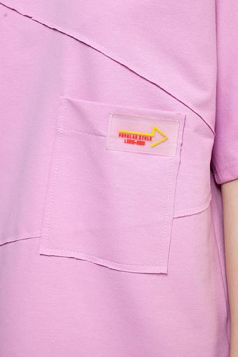 Туника футер 2-х нитка 4120/04/Розовый фото 5