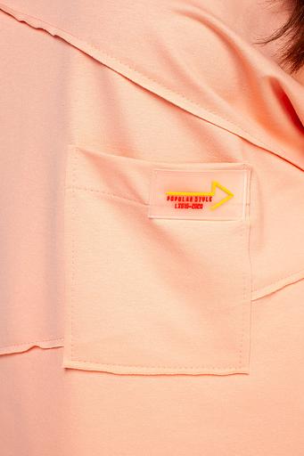 Туника футер 2-х нитка 4120/06/Персиковый фото 2