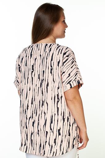 Туника женская 4103/04/Пудровый, черный фото 5