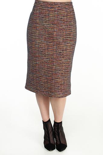 Юбка женская 114/01/Черный, желтый фото 3