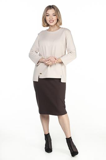 Юбка женская 114/03/Кофейный фото 2