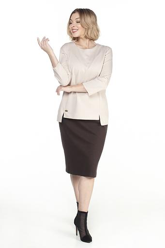 Юбка женская 114/03/Кофейный фото 5