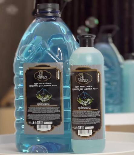 Средство для мытья пола и других твёрдых поверхностей «Горная свежесть» 900 мл ОПТ фото 1