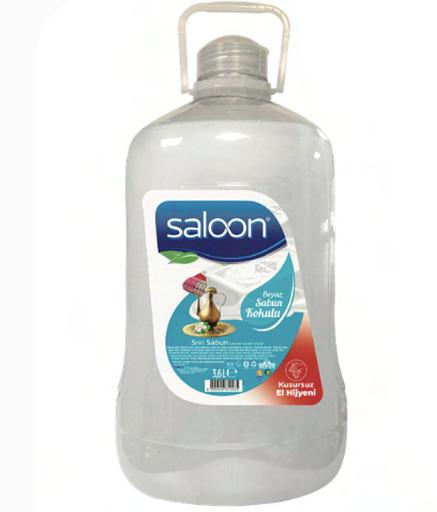 Saloon Жидкое мыло 3,6 л (Белое классическое) ОПТ фото 1