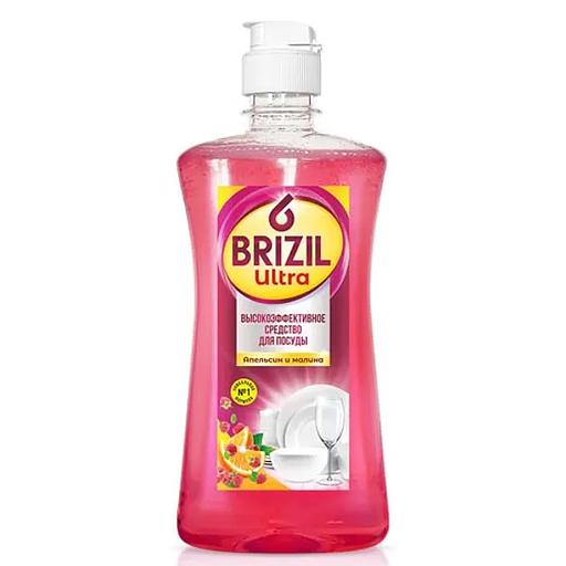 Средство для посуды BRIZIL 0,5 л «Апельсин малина» ОПТ фото 1