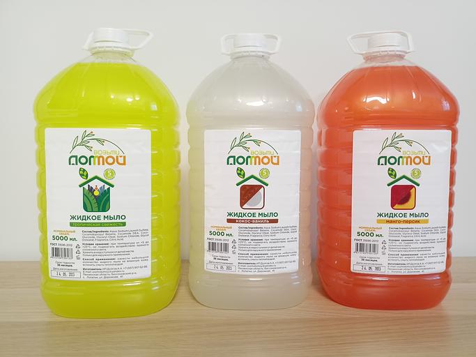 Жидкое мыло «Кокос-ваниль» 5 л ОПТ фото 1