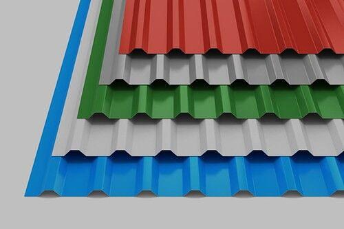 Profiled sheet C8 1200x2500 mm 0.45–0.55 mm, color фото 1