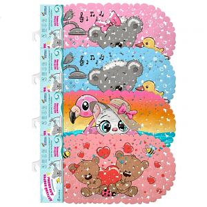 Коврик для ванны детский "Веселое купание" (с присосками) (69 см, 36 см) фото 1