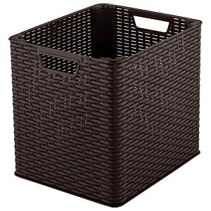 Корзина "УЮТ" КР-002 (38,5*32*35см) (бежевый) фото 1