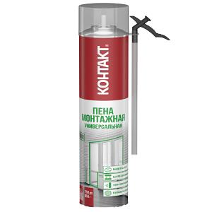 Пена монтажная универсальная КОНТАКТ (750 мл, 850г) фото 1