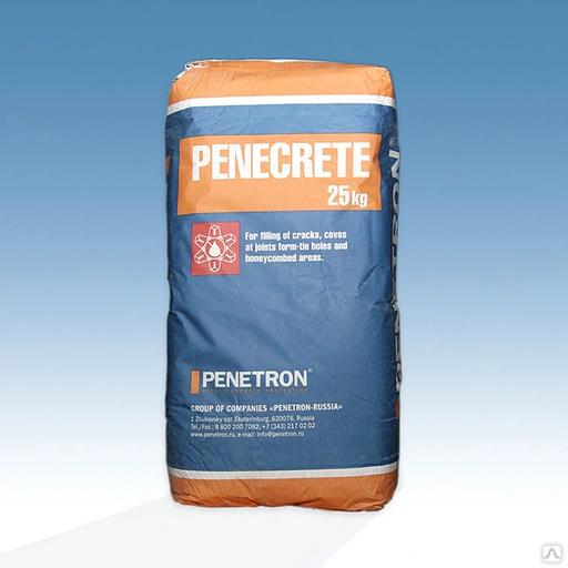 Гидроизоляция Пенекрит для статичных швов, трещин, примыканий в бетоне 25 кг ОПТ фото 1