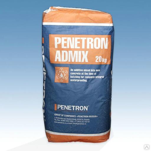 Добавка в бетон гидроизоляционная Пенетрон Адмикс, 20 кг ОПТ фото 1