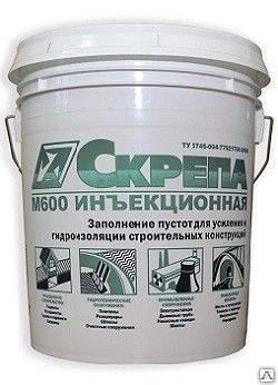 Скрепа М600 Инъекционная (пластиковые вёдра по 18 кг) фото 1