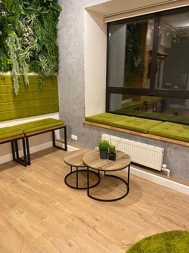 Набор из двух журнальных столиков в стиле лофт «Акцент» опт фото 2