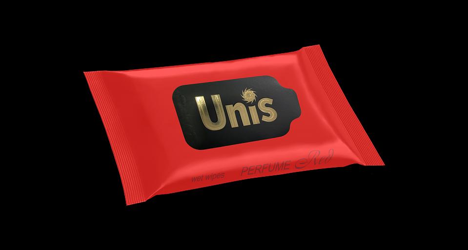 Влажные салфетки UNIS 15 Red ОПТ фото 1