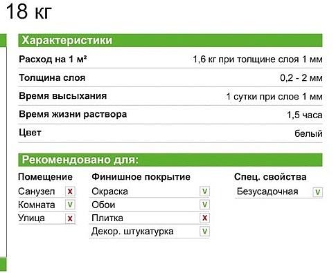 Шпаклёвка полимерная суперфинишная Knauf Ротбанд Паста 18 кг фото 2