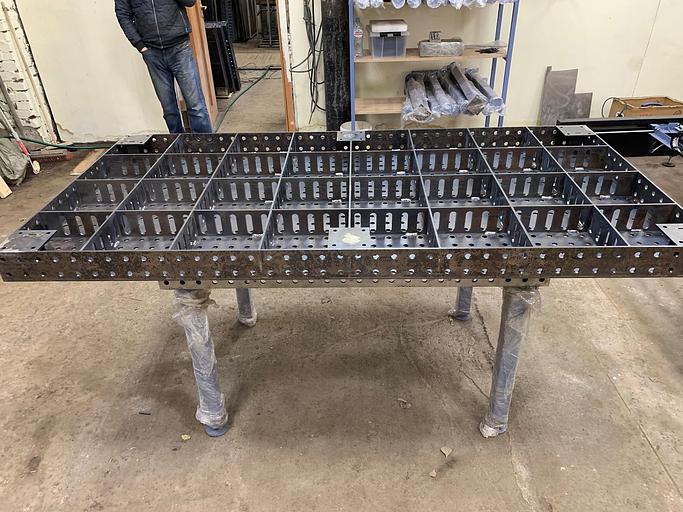 Столешница сварочного стола 2000×1000×100 фото 2