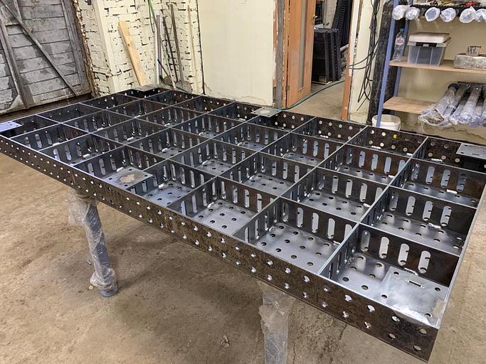 Столешница сварочного стола 2000×1000×100 фото 3