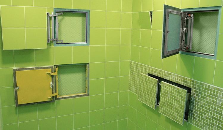 Люк под плитку 50*50 ЕТР ЕвроФОРМАТ, нажимной с присоской фото 2