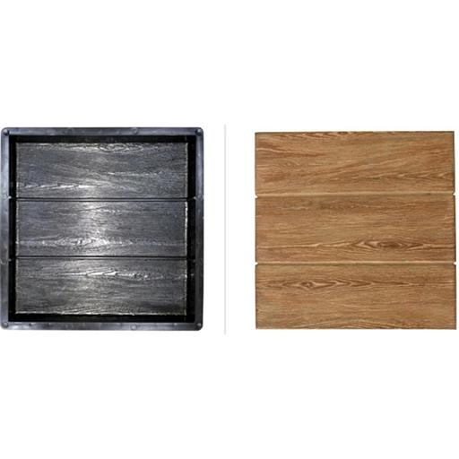 Форма для тротуарной плитки «3 доски» 300×300 мм ОПТ фото 1