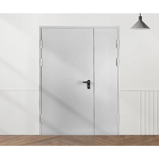 Противопожарная дверь РПК ДМПГ-60-2 левая 138х208см светло-серый фото 3