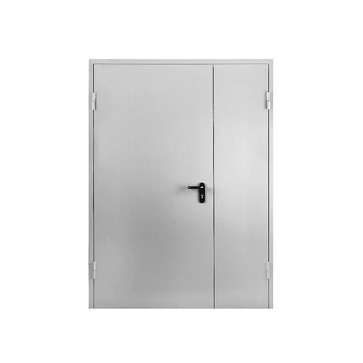 Противопожарная дверь РПК ДМПГ-60-2 левая 128х208см светло-серый фото 1