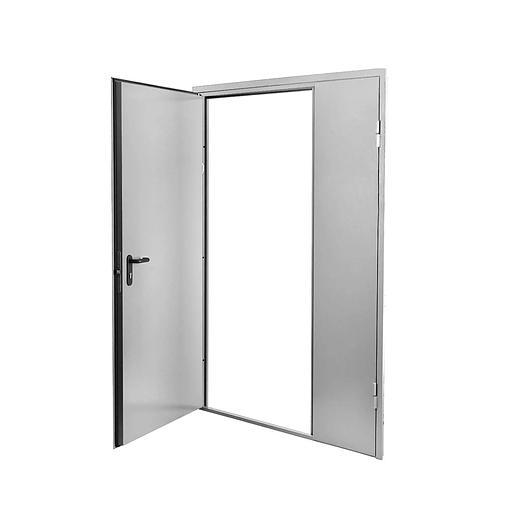 Противопожарная дверь РПК ДМПГ-60-2 левая 128х208см светло-серый фото 2