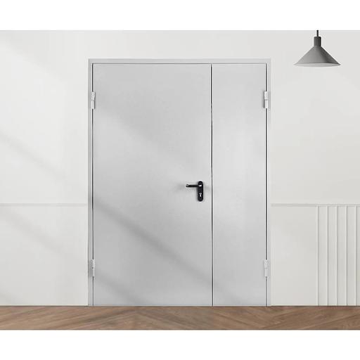 Противопожарная дверь РПК ДМПГ-60-2 левая 128х208см светло-серый фото 3