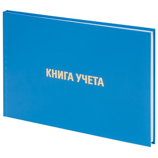 Книга учета 96 л., клетка, твердая, бумвинил, блок офсет, альбомный, А4 (210×295 мм), BRAUBERG ОПТ фото 1