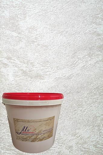 Тонкослойное декоративное покрытие Мраморикс™ Текстура - Кристалл цвет Base white (Базовый белый) [5кг] фото 1