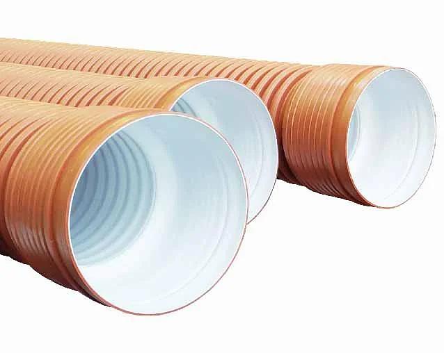 Труба двухслойная гофрированная SN8 из полипропилена d 200/175 (6м) ОПТ фото 1