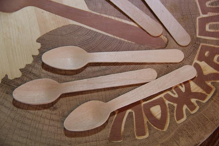 Ложка десертная одноразовая 140 мм ОПТ фото 4