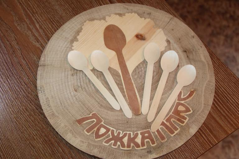 Ложка круглая одноразовая 160 мм ОПТ фото 2