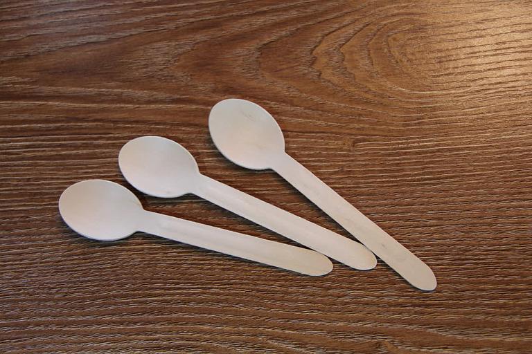 Ложка круглая одноразовая 160 мм ОПТ фото 4