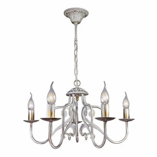 Люстра подвесная «Аврора» белое золото ОПТ фото 1