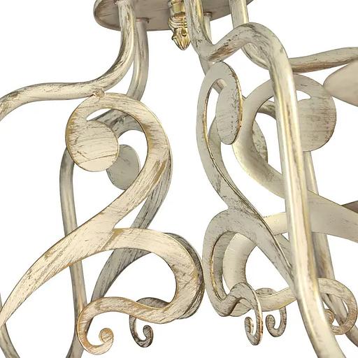 Люстра подвесная «Аврора» бежевое золото ОПТ фото 2