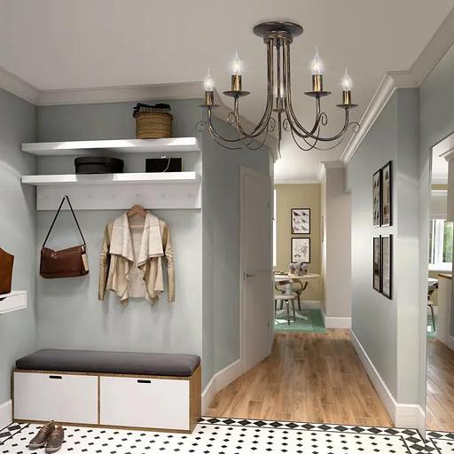 Люстра потолочная 5 ламп черное золото ОПТ фото 4