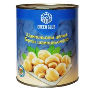 Шампиньоны целые ж/б «Green club» ОПТ фото 1