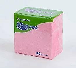 Салфетки бумажные розовый 70 листов опт фото 1