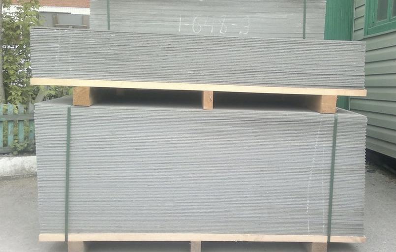 Шифер плоский 1200х1650х8 мм, прессованный фото 1