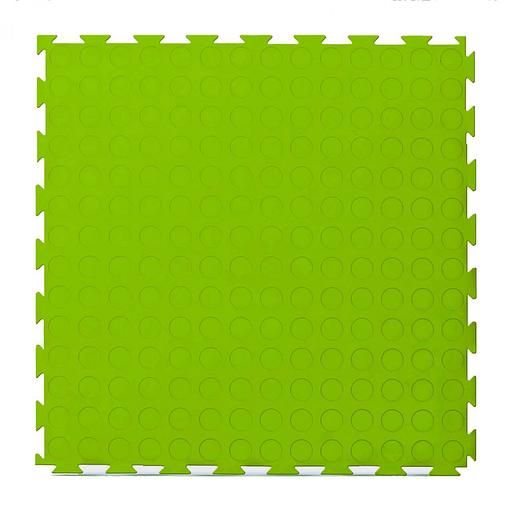 Sensor Yoga – спортивное эластичное покрытие, Цвет Салатовый RAL 6018, Толщина модуля 7 мм. фото 1